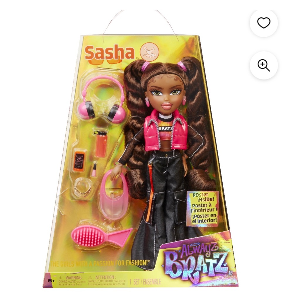 Brand new always bratz Sasha. With 10 accessories.